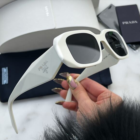 NEW Prada PR17WS Sunglasses in White Talc main image 9